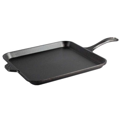 Plancha lisa cuadrada c/mango 28cm