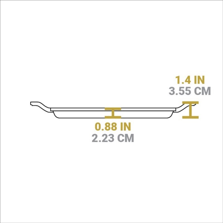Plancha rayas cuadrada con asas 28cm | Paelleros Roger