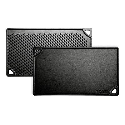 Plancha rectangular reversible hierro fundido Lodg3 42x24 cm