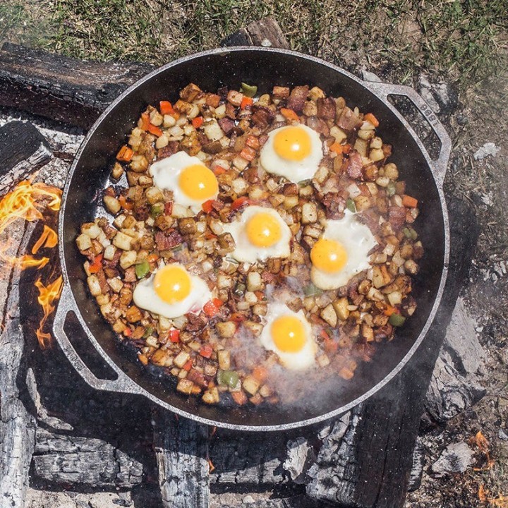 Cacerola baja hierro fundido Lodge 43cm | Paelleros Roger