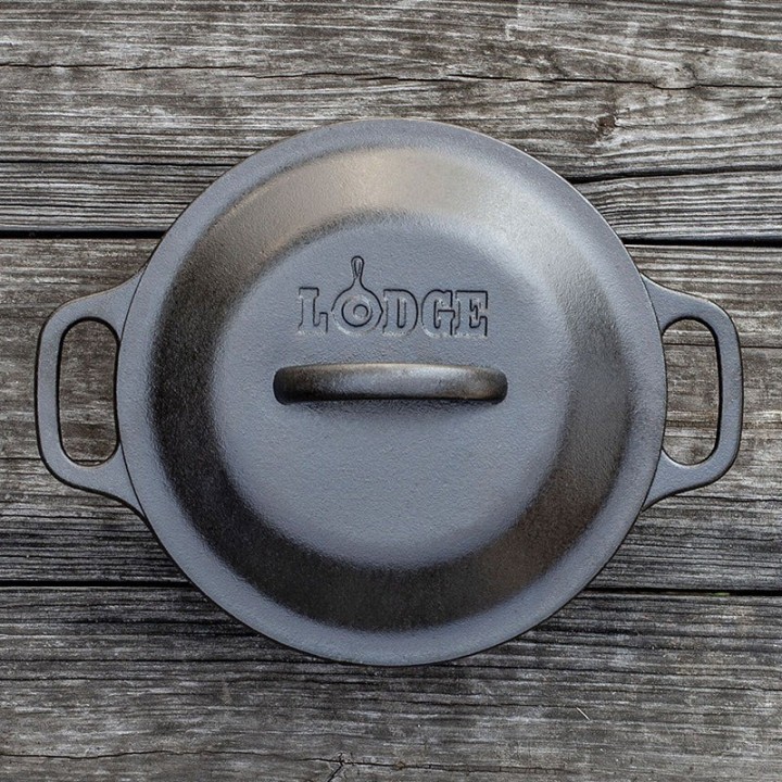 Cacerola con tapa hierro fundido Lodge 20cm | Paelleros Roger