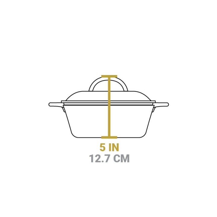 Cacerola con tapa hierro fundido Lodge 20cm | Paelleros Roger