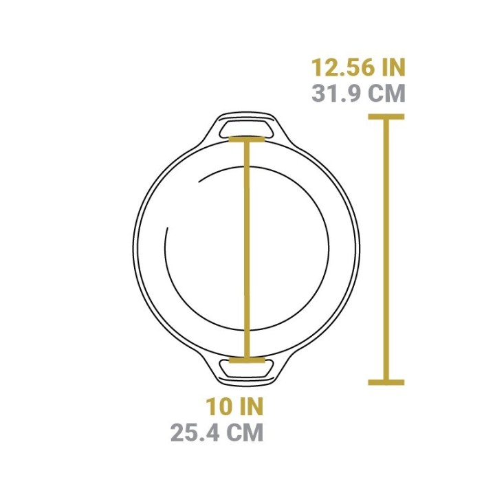 Juego 2 cacerolas hierro fundido Lodge 26cm | Paelleros Roger