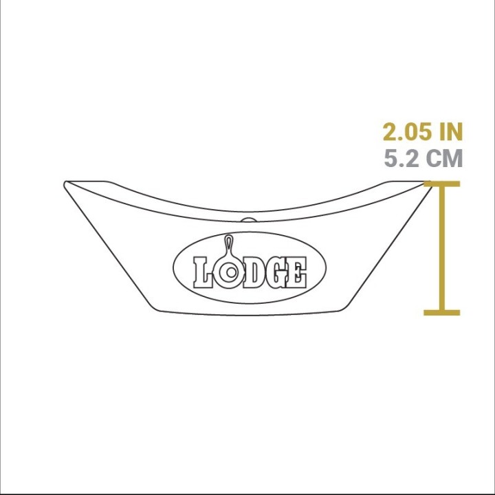 Asa protectora silicona rojo 13cm para cacerola Lodge
