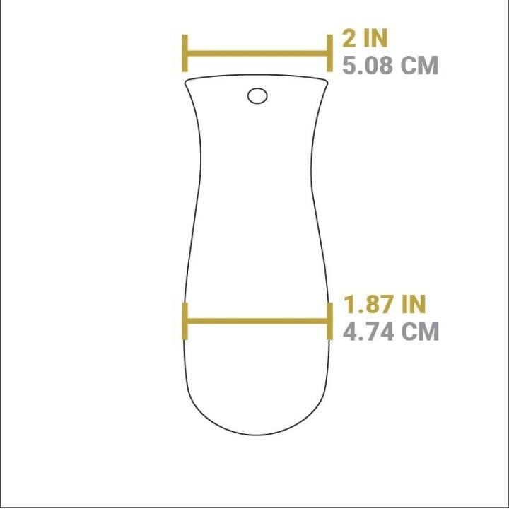 Mango protector silicona rojo 14cm para sartén Lod | Paelleros Roger