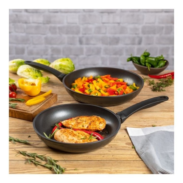Set de Sartenes Kuhn Rikon Easy Induction 24 y 28 cm | Paelleros Roger