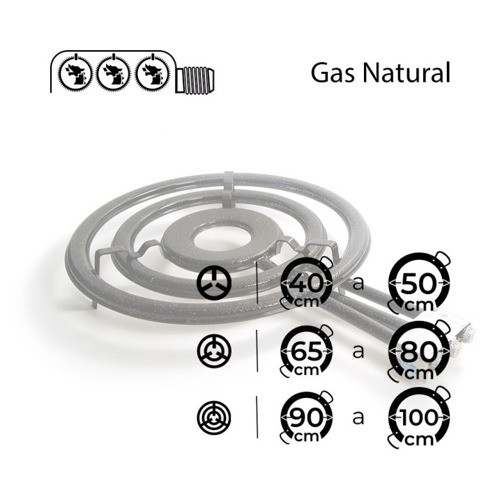 Paellero de gas ciudad de 70 cm Flames VLC T-700
