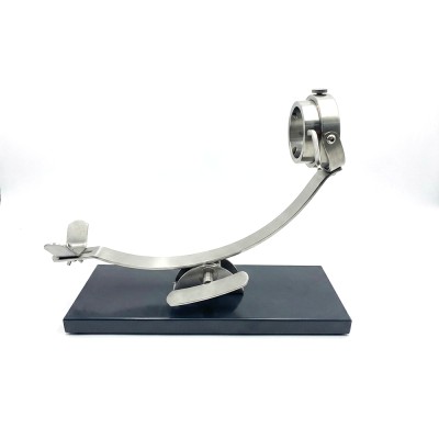 Jamonero Inox Giratorio Balancín Fibra Flores Cortés 17928