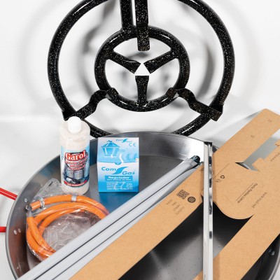 Pack Ahorro Paellero Exterior 55cm - Kit "Día del Padre" XL con Patas