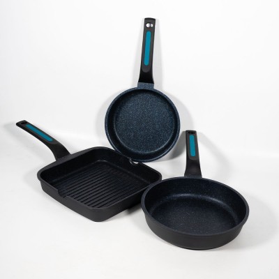 Pack Ahorro Sartenes Arcos Thera - Kit Especial Día del Padre (20cm + 24cm + Grill)