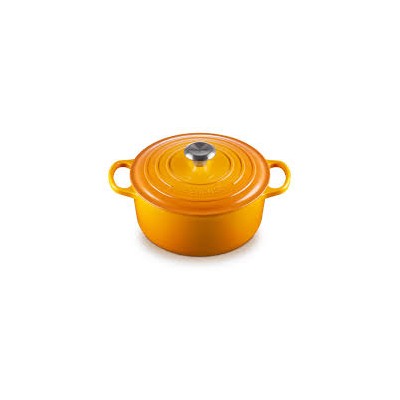 Cocotte redonda Evolution Nectar 20 cm de hierro fundido