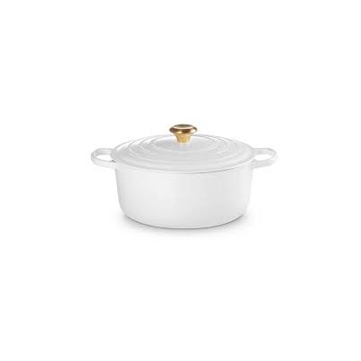 Cocotte redonda Le Creuset Evolution 28 cm Blanca