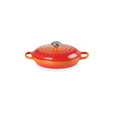 Cocotte redonda baja Evolution Le Creuset volcánico 30 cm