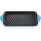 Parrilla Grill Rectangular Le Creuset Tradition Hierro Fundido 32 cm Azul Azure