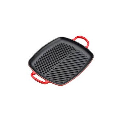 Parrilla Rectangular de Hierro Fundido Le Creuset Signature 30 cm Cereza