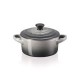 Mini Cocotte Redonda de Gres Flint 10 cm - Le Creuset
