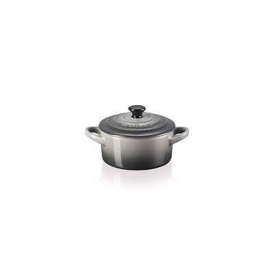 Mini Cocotte Redonda de Gres Flint 10 cm - Le Creuset
