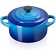 Mini Cocotte Redonda de Gres Azure 10 cm - Le Creuset