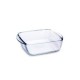 Fuente cuadrada de vidrio Pyrex 20x17cm (1 Litro)