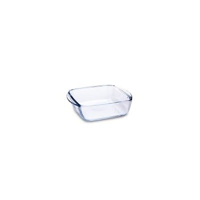 Fuente cuadrada de vidrio Pyrex 20x17cm (1 Litro)