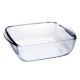 Fuente cuadrada de vidrio Pyrex 25x22cm (2.2 Litros)