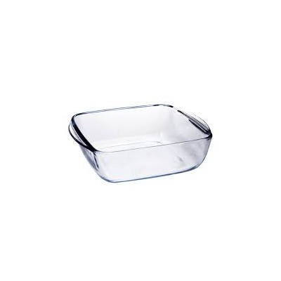 Fuente cuadrada de vidrio Pyrex 25x22cm (2.2 Litros)