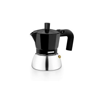 Cafetera italiana Monix Induction Inox Black (3 tazas)