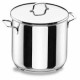 Olla alta de acero inoxidable 28 cm con tapa Alza Noblesse