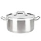 Cacerola alta profesional de acero inoxidable 36 cm Vier (22 Litros)