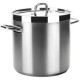 Olla alta profesional de acero inoxidable 28 cm Vier (17 Litros)