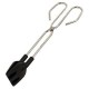 Tenaza de cocina XL de acero inoxidable con puntas de silicona 35 cm Vier