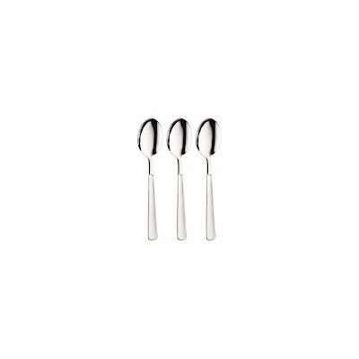 Pack de 3 Cucharillas de Moka / Espresso acero inoxidable Murano Vier