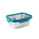 Recipiente hermético rectangular Etern Lacor de acero inoxidable (480 ml)