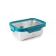 Recipiente hermético rectangular Etern Lacor de acero inoxidable (800 ml)