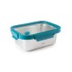 Recipiente hermético rectangular Etern Lacor de acero inoxidable (1800 ml)