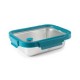 Recipiente hermético rectangular bajo Etern Lacor de acero inoxidable (820 ml)