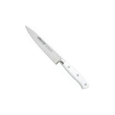 Cuchillo para verduras de 100 mm con mango blanco