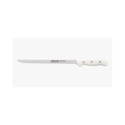 Cuchillo jamonero flexible de 275 mm con mango blanco