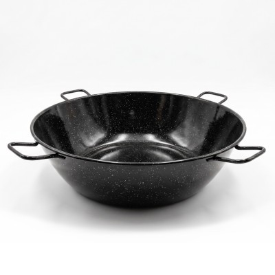 Sartén honda esmaltada de 65cm