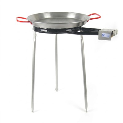 Conjunto Deluxe Paella 4 - 5 raciones - Paellero de gas y Patas