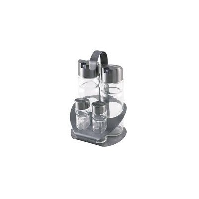 Set de aceiteras y vinagreras de acero inoxidable (4 piezas)