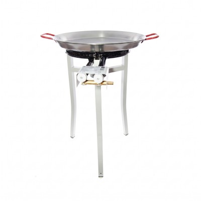 Pack Deluxe - Paella 50 cm -  Paellero Gama Alta y Patas Reforzadas