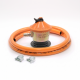 Pack Regulador de 112 mbar y manguera de butano