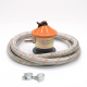 Pack de Regulador de Gas (112 mbar) y Goma con Malla Metálica (1,5m)