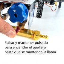 Como encender paellero de gas con Termopar