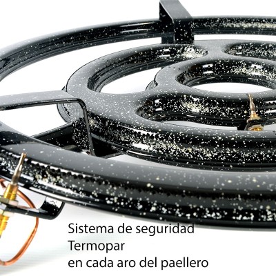 Paellero El Cid L-50 PROF +GAS de 50cm