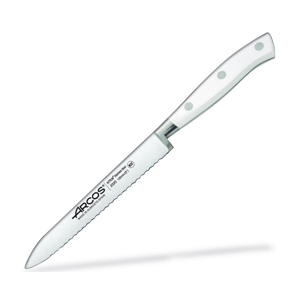 Cuchillo Tomatero (130mm) Serie Riviera Blanc 232024