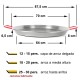 Paella de acero pulido de 70 cm El Cid