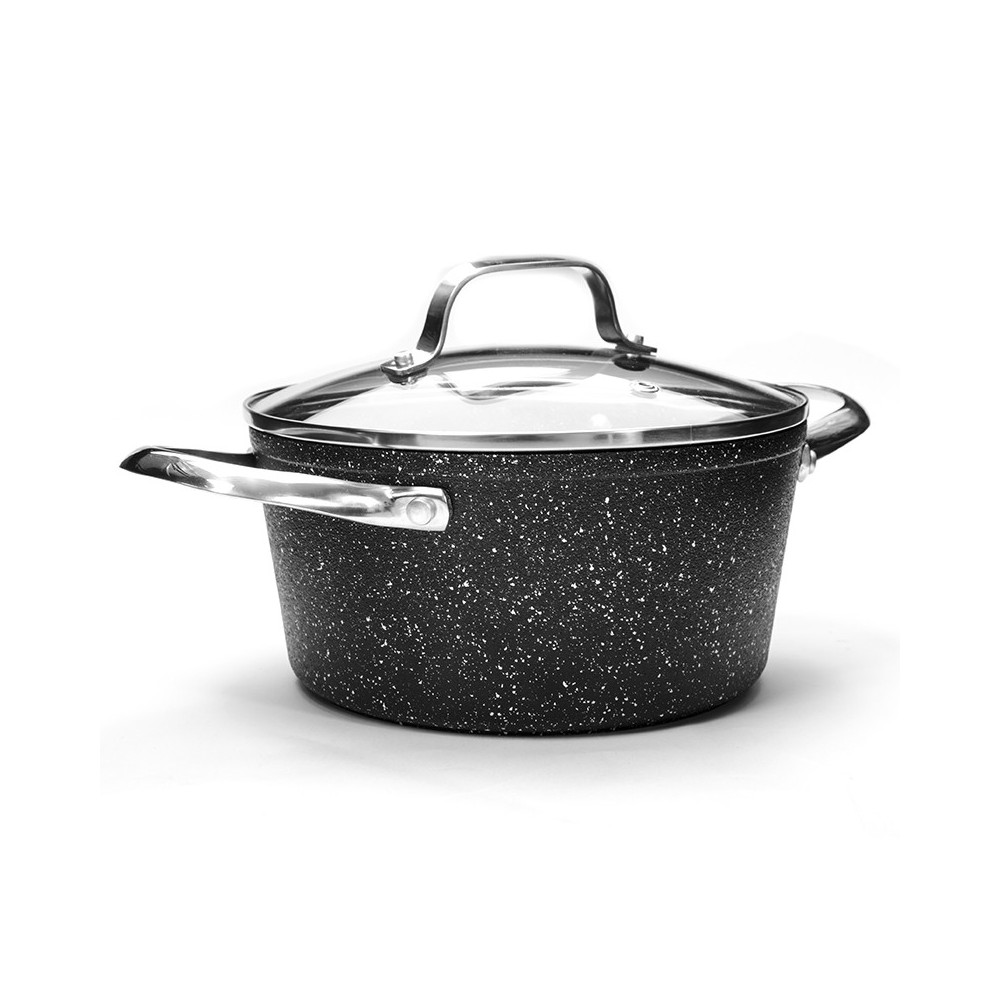 Cacerola Alta con tapa Mineral de Monix 20 cm