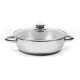 Rustidera con tapa de cristal Monix Optima 26 cm